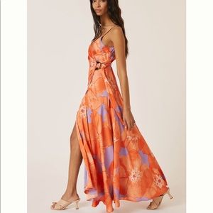 Anthropologie Hutch Delancy Maxi Wrap Dress